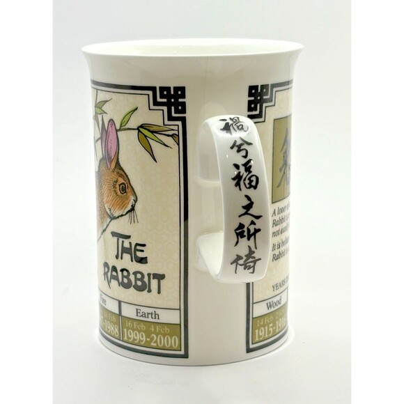 Vintage Dunoon Year of the Rabbit Mug Coffee Cup Used - Picture 3 of 12